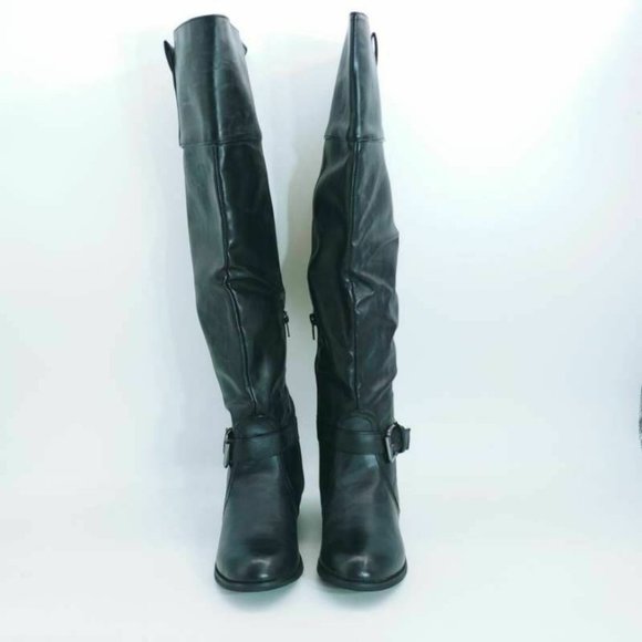Nature Breeze Womens Riding Boots Black‎ 5.5 - Picture 4 of 11